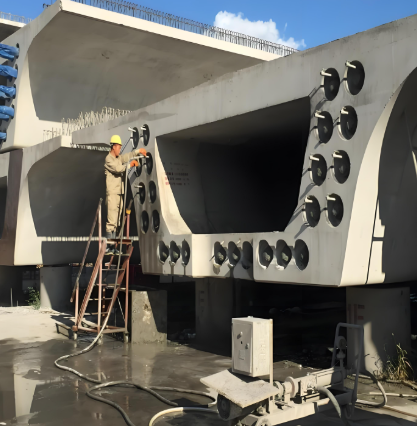 乌拉特前压浆料施工流程及注意事项